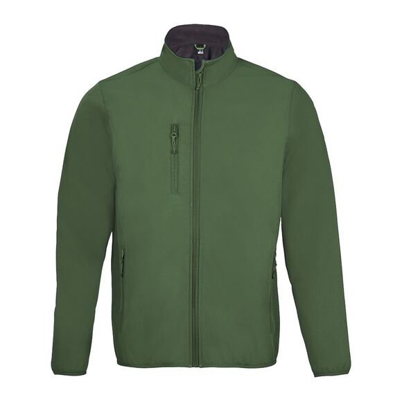 SOLS Mens Radian Soft Shell Jacket / Forest Green - Picture 1 of 4